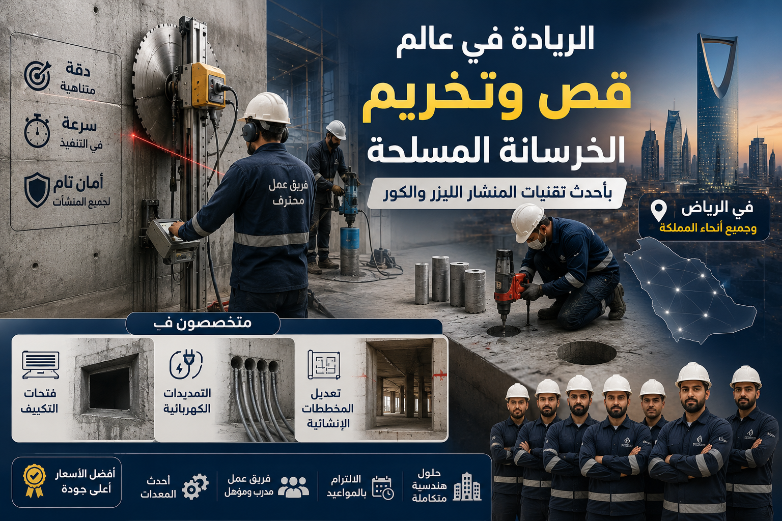 عمليات قص الخرسانة